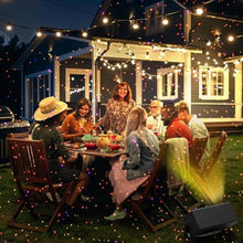 Firefly Garden Lights, Garden Lights Star Christmas Projector with Remote Control, 1-25cm Projection Distance and Adjustable Projection Angle Direction, Two Installation Methods, for Party