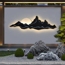 GSOUL Outdoor Wall Lamp Wall Lamp Outdoor Garden Viewing, Chinese Style Villa Shadow, Yard Landscape Decorative
