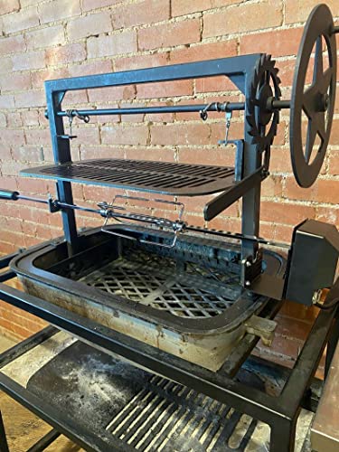 Total Control Santa Maria Grill Attachment for PK Grills (Santa Maria Attachment with Rotisserie for PK 300)