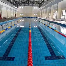 GRRICEPL Swimming Pool Safety Divider Rope, Swimming Pool Float Line, Preassembled Pool Rope, for Effective Visibility (Color : 9cm/Multi-Colored-A, Size : 10m)