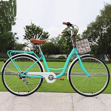 Generic Women's 26 Inch Hybrid Bike Retro-Styled Cruiser 7-Speed Drivetrain YUTONG-26-BU