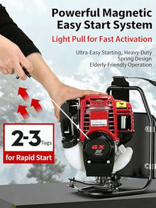 9-in-1 GX35 Weed Eater with Leaf Blower Set, Hedge and String Trimmer, Brush Cutter Saw Pole