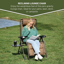 Timber Ridge Aluminum Zero Gravity Chair Set of 2, 350 lb Capacity Each