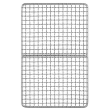 Grill Plate Ultralight Barbecue Rack BBQ Wire Mesh Baking Roasting Cooling Net Plate for Outdoor Camping Backpacking (D 10.6 * 6.6 * 0.2 in)