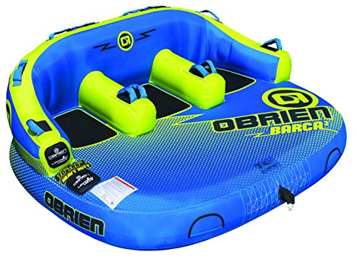 O'Brien Barca 3 Person Inflatable Towable Tube Yellow