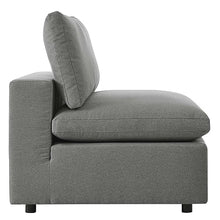 Modway Commix 4-Piece Outdoor Patio Sectional Sofa in Charcoal