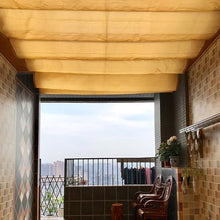 HOFUNTRE Pergola Shade Cover Retractable，Telescopic Canopy Pergola Cover ，Wave Sunshade Net，Widely Used, Suitable For Home Or Commercial Environment, Sun Protection, Durable(W:1.7m/5.57ft*L:12m/39.3ft
