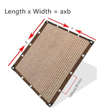 Sun Shade Cloth Privacy Screen, Sun Shade Cover Net Mesh Tarp with Grommets, Resistant Garden Sun Shade Netting, for Greenhouse, Plant Cover, Chicken Coop, Patio