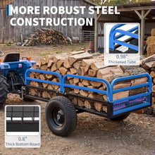 1500 Lbs Heavy Duty Steel Dump Cart