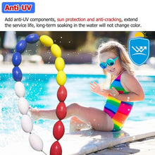 YXXSDP Swimming Pool Safety Rope and Float Kit, 3 10 20 23 33 Ft Long Landscape Pool Dividing Lanes Safety Rope with Floating Buoys, Professional Pool Boundary Rope(Size:6m (19.7ft))