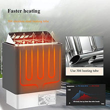 JYXYXSCP Home Sauna,Commercial Sauna Heater Stove,3-9KW Dry Steam Bath Sauna Internal Control Type Stainless Steel Electric Sauna Stove Rapid Heating (9KW)