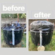 PUXIN Home Bio Gas Digester System, Model PX-2.65, 59 * 59inch, DIY Biodigestor Kit, Make Your Own Biodigester System, Treat Food Residue Pig Waste Cow Manure, Get Biogas Fuel for Home Cooking