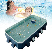 Paddling Pool for Children, Foldable Non-Inflatable Family Pool, Adult Garden Swimming Pool, Family Swimming Pool Summer 400cm
