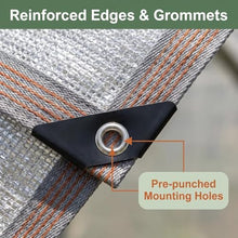 13x60 FT Aluminum Reflective Shade Cloth 95% Outdoor Sun Tarp