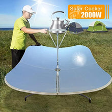 Portable Concentrating Oven BBQ Grill Multifunctional Solar Cooker Parabolic Sun Oven Outdoor Stove High Calorific Value for Home Garden Yards Camping BBQ Cooking RV 1.5M Diameter