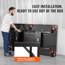 VEVOR Portable Foldable Billiards Table Set 6.3 ft Red + Black