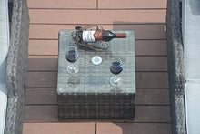 Direct Wicker 3 Pcs Outdoor Patio Rattan Wicker Lounge Chair Set with Table Grey