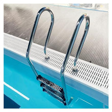 Stainless Steel Pool Ladder, Stainless Steel Pool Steps for Inground Pools, Non-Slide Integrated Stainless Steel Pedal, Easy Assembly and Climbing (Silver 1.5mm)