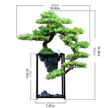 YXIANG56Q Fake Plants Artificial Plants Bonzai Trees Indoor Large Artificial Bonsai Welcoming Pine Tree Simulation Potted Plant Decorative Fake Tree Bonsai Tree