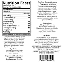 Graviola (Soursop) Fruit Powder, 100% Natural, Pure Fruit Powder 2.2 lb (10:1 Extract) Annona Muricata Guanabana