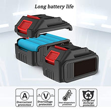 Cordless Mini Chainsaw 4-Inch Portable Handheld Chain Saw with Rechargeble Battery for Wood Cutting Tree Branches Shears Pruning Courtyard and Garden ()