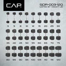 WF Athletic Supply Rubber Coated Hex Dumbbell Set - Multiple Choices Available - 5-100LB Dumbbells Only