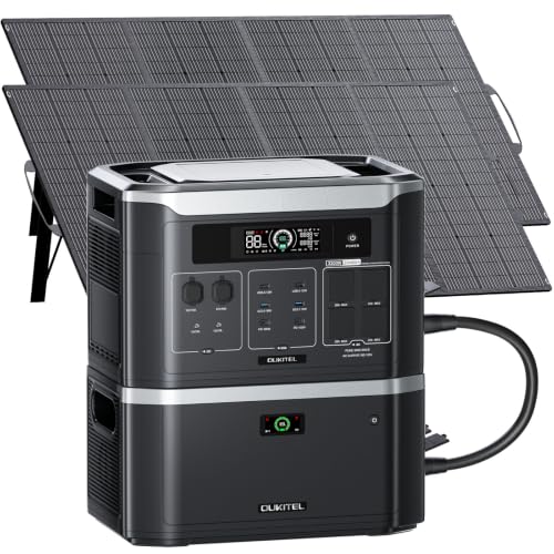 BP3000 3200W Solar Generator Portable Power Station with 2x500W Solar Panel