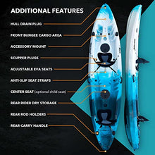 Driftsun Teton 120 Tandem Kayak Blue/White