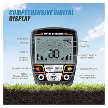 ZOCWJK Foldable Professional Metal Detector with Waterproof Search Coil for Adults, High Accuracy Gold Detector(One Color-TX-640MD700S