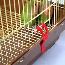 SDVantage Bird Cage Birdcages Square Bird Carriers High Capacity Retro Bird Cage Portable Bird House Carrier Large Bird House for Home Garden Novel Design,Gold
