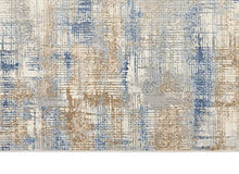 Calvin Klein Rush Blue/Beige 9' x 12' Modern Abstract Area Rug