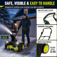 Electric Snow Blower Cordless, 40V, 20-in Wide Clearing