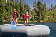 AQUAGLIDE Inflatable Trampoline with C-Deck 14' Multicolor