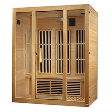 Maxxus Sauna Bellevue Edition 3 Person Low EMF FAR Infrared Carbon Canadian Hemlock