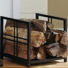 WXPWAMZ Log Store Firewood Rack Indoor Metal Fireplace Wood Storage Holder Wood Rack For Firewood Indoor Outdoor Fireplace Tools Black,