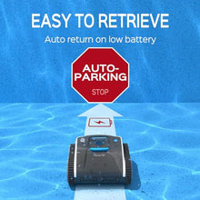 WYBOT Cordless Robotic Pool Cleaner, 120 Min for Floor, Wall and Waterline Cleaning, Pool Vacuum with Navigation & Route Planning, Fast Charging, Fully Automatic, White, Plastic, 2 Years Warranty