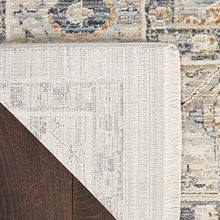 Nourison Nyle Distressed Area Rug Light Blue 12' x 15'9