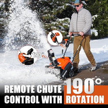 NOVUS Single Stage Gas Snow Blower, 18" Clearing Width, 10.5" Clearing Depth, 190° Remote Chute Control, Compact, Lightweight Design, Steel-Reinforced Rubber Auger, Recoil Start