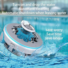 Pool Vacuum Cleaner, Support Self-Parking Lasts 60 Mins Robotic Pool Cleaner,Swimming Pool Water Treatment Equipment, Suitable for Above-Ground Pools