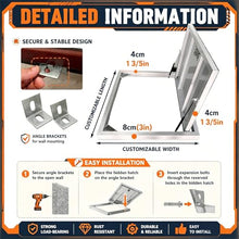 Weatherproof Access Hatch Door for Indoor/Outdoor, Strong Load-Bearing Crawl Space Doors for Yard/Garage, Steel Exterior Foundation Door