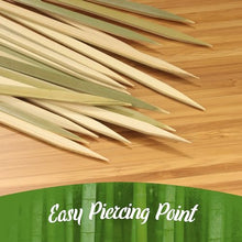 BambooMN Flat Sticks Bamboo Kebab Food Drink Skewers - 11.8" - 10,000pcs