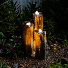 Aquascape Faux Basalt Column Landscape Fountain Kit with AquaBasin and Pump, Set of 3 Columns, 78366