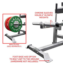 Valor Fitness CC-5 Seated Calf Machine Black Chrome
