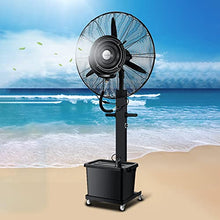 KAMPCO Standing Misting Fan Portable, Large Industrial Spray Fans for Commercial Garage Warehouse Workshop Patio and Outside