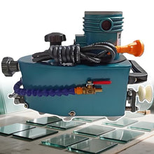 2025 New Electric Glass Edging Machine, 800W Portable Small Glass Edger with Diamond Wheels for Straight/Round Edge, DIY-Friendly & Water Cooling for Glass, Tile, Marble AllMM