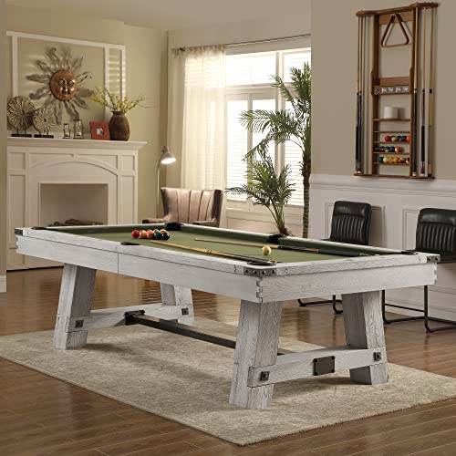 Playcraft Yukon River 8’ Slate Pool Table, Northern Drift