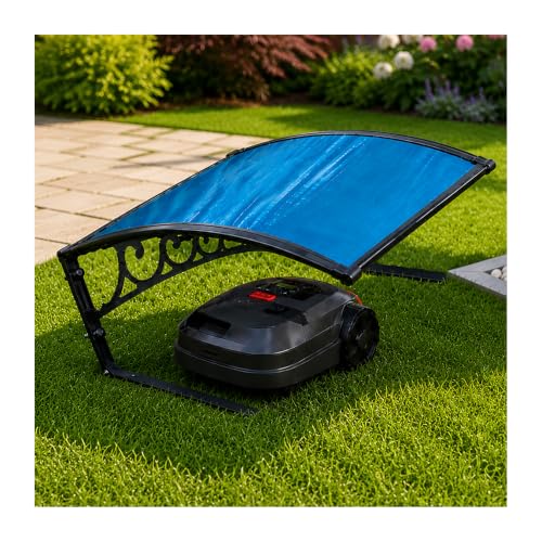 Robot Lawn Mower Garage for Robomow RK Series 2020 Outdoor Robotic Canopy Durable Sturdy Arched Lawn Mower Cover,Blue-800 * 1000mm