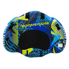 White Knuckle The Boomerang - 3 Rider Inflatable Towable Tube Blue / Yellow