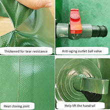 Outdoor Collapsible Storage Water Collector Tank Portable Water Barrel Rain Catcher, for Drought Resistant Fire Fighting,1000L