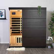 Blue Wave Sirona 3-Person Hemlock Infrared Sauna Espresso